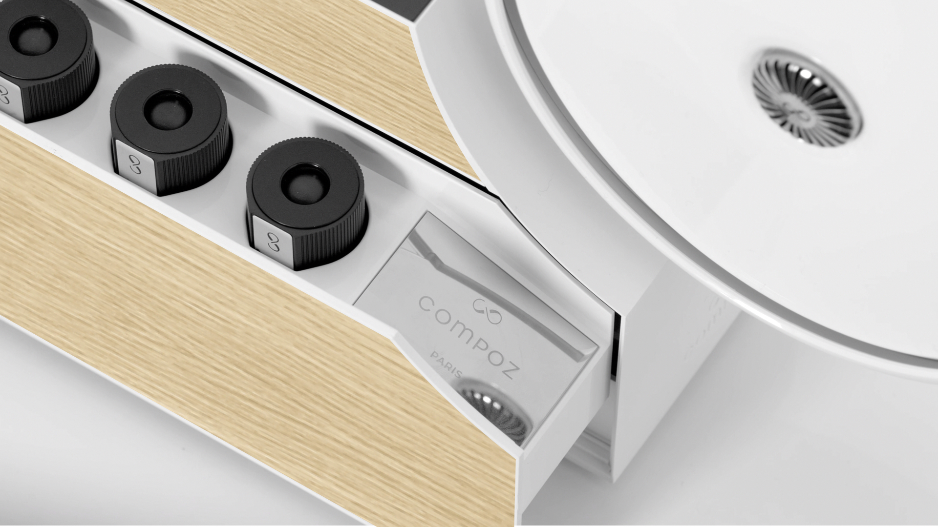 Modern home fragrance diffuser with refillable scent capsules and sleek contemporary design.