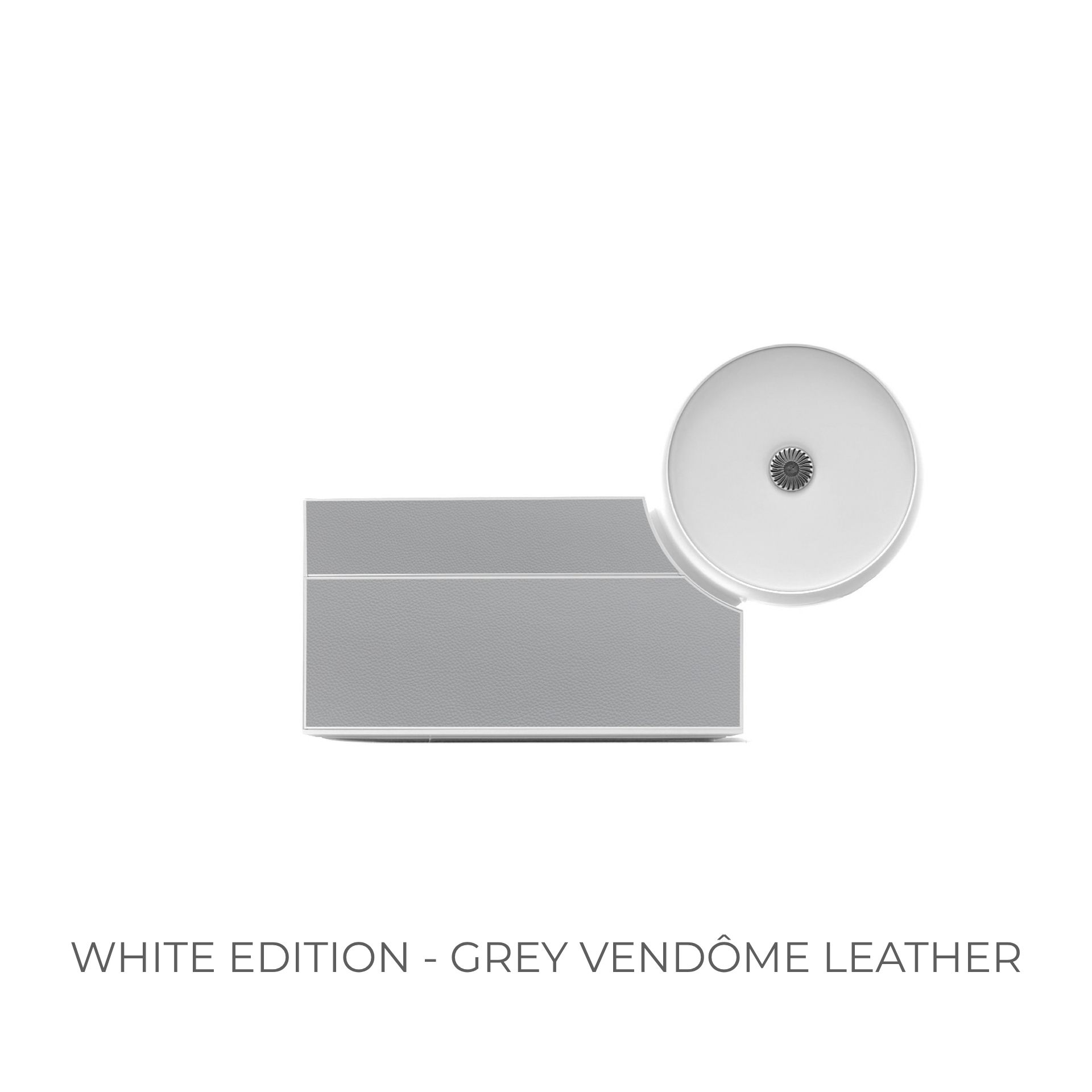 White edition - grey vendôme leather